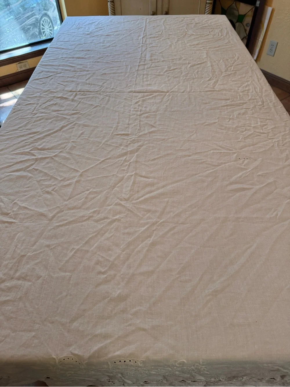 Battenberg Lace Throw 88 x 96